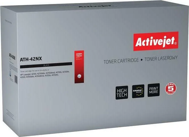 20210119155646_active_jet_symvato_toner_hp_q5942x Active Jet Συμβατό Toner για Laser Εκτυπωτή HP 42X Q5942X 20000 Σελίδων Μαύρο - Image 1