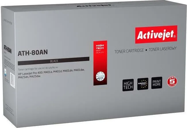 20210119161718_active_jet_symvato_toner_hp_cf280a Active Jet Συμβατό Toner για Laser Εκτυπωτή HP 2700 Σελίδων Μαύρο (ATH-80AN) - Image 1