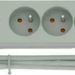 Acar Surge Protector X5 1.5m Πολύπριζο Aσφαλείας 5 Θέσεων με USB-A, Διακόπτη και Καλώδιο 1.5m Γκρι