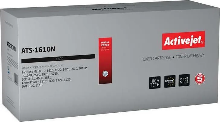 Active Jet Συμβατό Toner για Laser Εκτυπωτή Samsung ML-1610D2 / Xerox 106R01159 3000 Σελίδων Μαύρο - Image 1