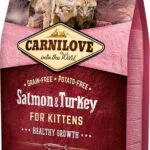 Carnilove Into The Wild Salmon & Turkey Ξηρά Τροφή χωρίς Σιτηρά για Ανήλικες Γάτες με Γαλοπούλα / Σολομό 6kg