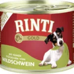 Rinti Gold Υγρή Τροφή Σκύλων σε Κονσέρβα με Χοιρινό χωρίς Σιτηρά 185gr 91033