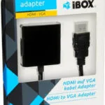 iBox Μετατροπέας HDMI male σε VGA female 1τμχ IAHV01