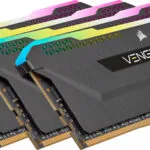 Corsair Vengeance RGB Pro SL DDR4 32GB RAM με 4x8GB Modules και Ταχύτητα 3200 για Desktop CMH32GX4M4E3200C16