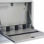 Techly Επιτοίχια Καμπίνα Rack 59.6x12.7x59.6cm Γκρι ICRLIM01