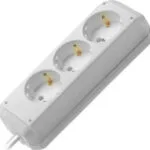Brennenstuhl Eco Line 3 Πολύπριζο 3 Θέσεων με Καλώδιο 1.5m 1158610015