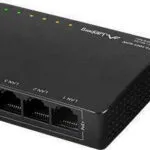 Lanberg DSP3-1005-60W Unmanaged L2 PoE+ Switch με 5 Θύρες Gigabit (1Gbps) Ethernet