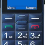 Panasonic KX-TU110 Dual SIM Κινητό με Μεγάλα Κουμπιά Μπλε