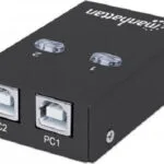 Manhattan USB 2.0 2-Port Black