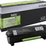 Lexmark 502XR Γνήσιο Toner Laser Εκτυπωτή Μαύρο 10000 Σελίδων (50F2X0R)