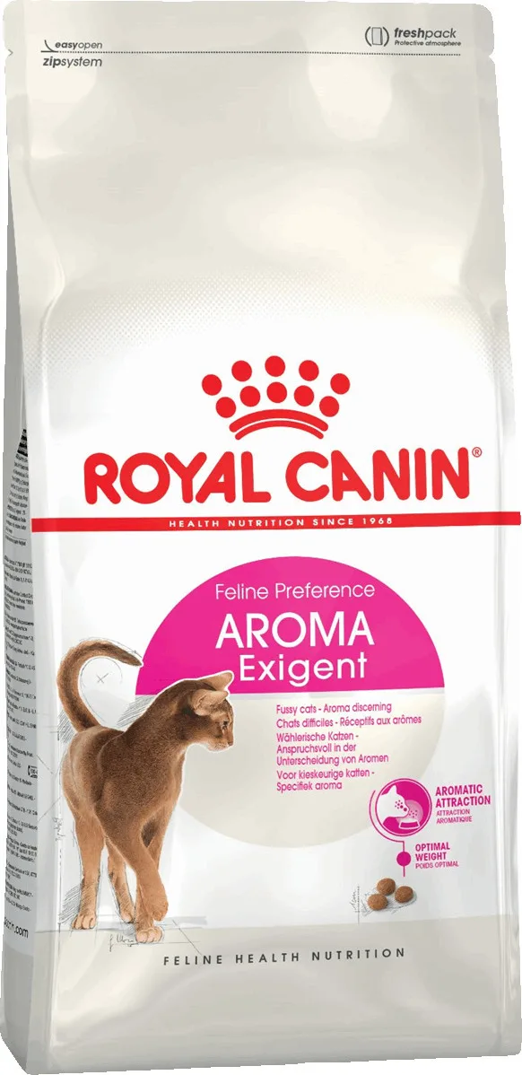 20210215131348_royal_canin_aroma_exigent_2kg Royal Canin Feline Preference Aroma Exigent Ξηρά Τροφή για Ενήλικες Γάτες με Ευαίσθητο Ουροποιητικό με Ψάρια 2kg - Image 1