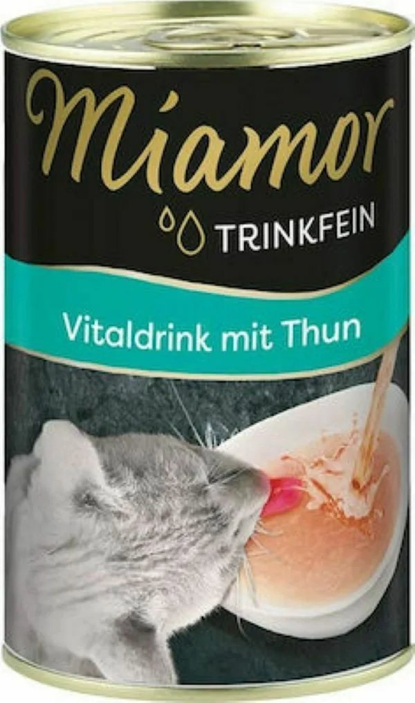 20210215132649_miamor_trinkfine_tonos_vitaldrink_135gr Miamor TrinkFine Υγρή Τροφή για Ενήλικες Γάτες σε Κονσέρβα με Τόνο 135gr - Image 1