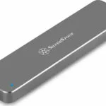Silverstone Θήκη για Σκληρό Δίσκο M.2 SATA III με σύνδεση USB3.1 σε Γκρι χρώμα SST-MS09C