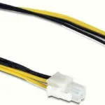 DeLock 4-Pin EPS - 4-Pin Molex Cable 0.3m Κίτρινο 65611