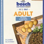 Bosch Petfood Concepts Adult 15kg Ξηρά Τροφή χωρίς Σιτηρά για Ενήλικους Σκύλους με Ψάρια και Πατάτες