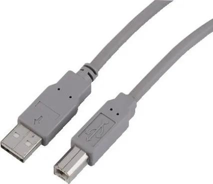 Sharkoon USB 2.0 Cable USB-A male - USB-B male Γκρι 0.5m - Image 1