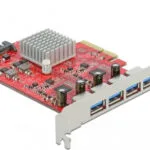 DeLock Κάρτα PCIe σε 4 θύρες USB 3.2 (90481)