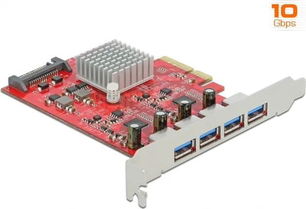 20210219125942_delock_karta_pcie_se_4_thyres_usb_3_2_90481 DeLock Κάρτα PCIe σε 4 θύρες USB 3.2 (90481) - Image 1