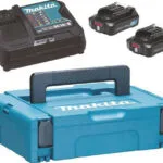 Makita Σετ 2 Μπαταριών Εργαλείου Λιθίου 12V Χωρητικότητας 2Ah με Φορτιστή BL1021B