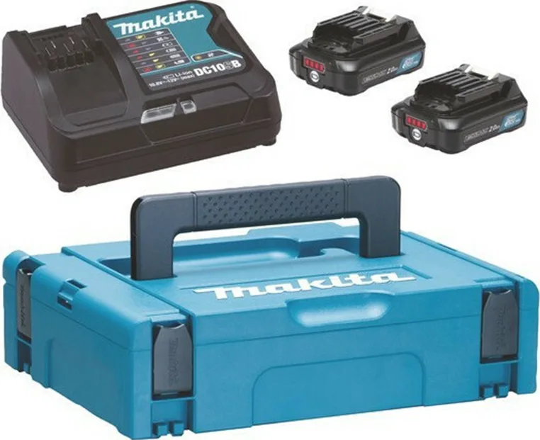 20210219134355_makita_set_mpataries_2x2ah_12v_fortistis_197658_5 Makita Σετ 2 Μπαταριών Εργαλείου Λιθίου 12V Χωρητικότητας 2Ah με Φορτιστή BL1021B - Image 1