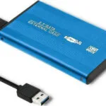 Qoltec Θήκη για Σκληρό Δίσκο 2.5" SATA III με σύνδεση USB 3.0 σε Μπλε χρώμα 51859