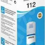 Epson 112 Γνήσιο Μελάνι Εκτυπωτή InkJet Κυανό (C13T06C24A)