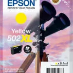 Epson 502XL Γνήσιο Μελάνι Εκτυπωτή InkJet Κίτρινο (C13T02W44010)