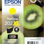 Epson 202XL Γνήσιο Μελάνι Εκτυπωτή InkJet Κίτρινο (C13T02H44010)