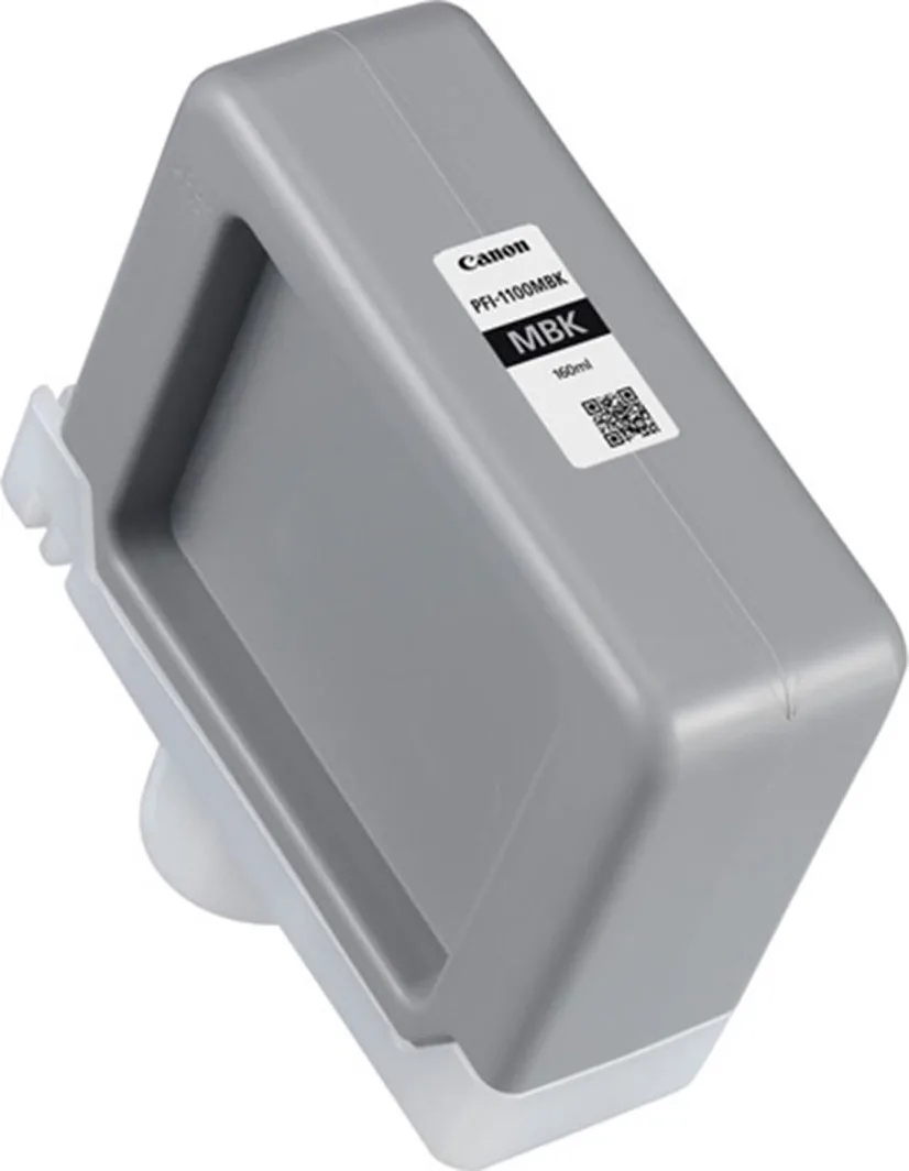 20210222132612_canon_pfi_1100mbk_matte_black_160ml_0849c001 Canon PFI-1100 Γνήσιο Μελάνι Εκτυπωτή InkJet Matte Μαύρο (0849C001) - Image 1