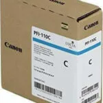Canon PFI-110 Γνήσιο Μελάνι Εκτυπωτή InkJet Κυανό (2365C001)