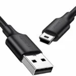Ugreen USB 2.0 Cable USB-A male - mini USB-B male Μαύρο 1.5m 10385