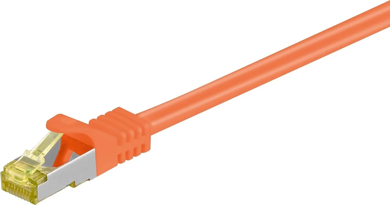 Goobay S/FTP Cat.7 Καλώδιο Δικτύου Ethernet 2m Πορτοκαλί 1τμχ 91606 - Image 1