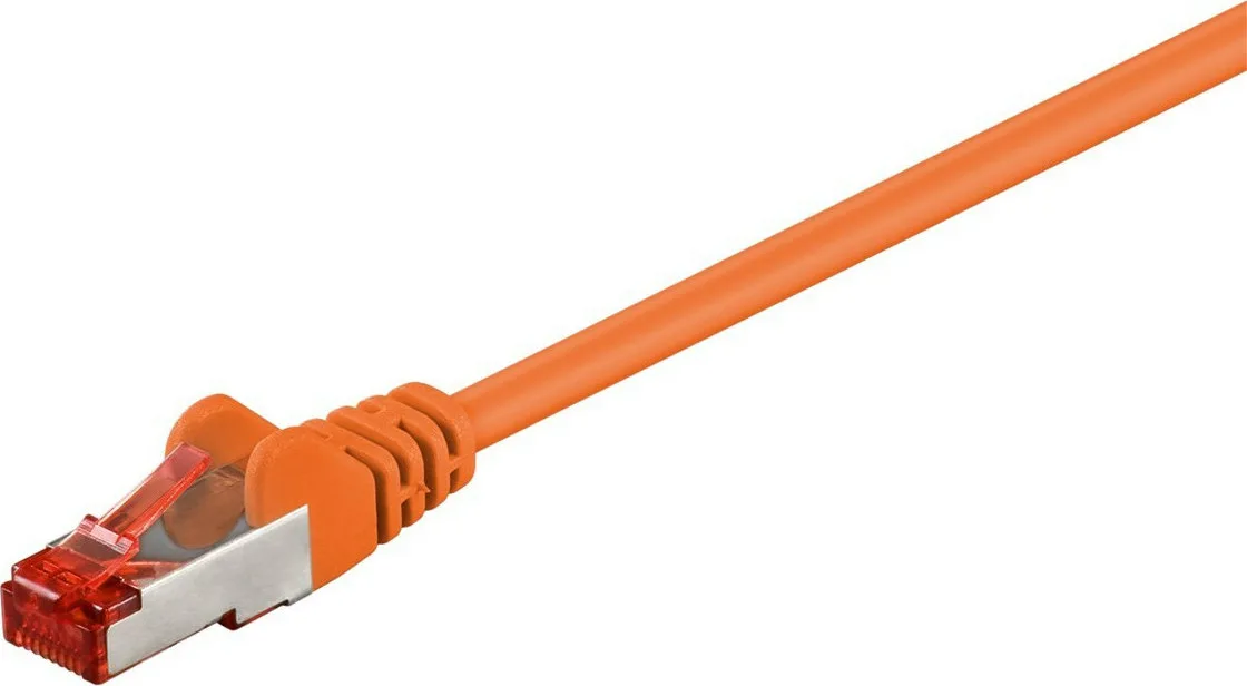 Goobay S/FTP Cat.6 Καλώδιο Δικτύου Ethernet 10m Πορτοκαλί 1τμχ 93469 - Image 1
