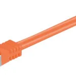 Goobay S/FTP Cat.6a Καλώδιο Δικτύου Ethernet 5m Πορτοκαλί 1τμχ 91624