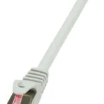 LogiLink S/FTP Cat.6 Καλώδιο Δικτύου Ethernet 10m Γκρι 1τμχ CQ2092S