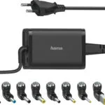 HAMA Universal Φορτιστής Laptop 45W 19V 3A με Αποσπώμενο Καλώδιο Τροφοδοσίας και με σετ βυσμάτων (00200001)