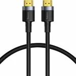 Baseus Cafule HDMI 2.0 Cable HDMI male - HDMI male 1m Μαύρο CADKLF-E01