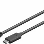 Goobay Regular USB 2.0 Cable USB-C male - mini USB-B male Μαύρο 0.5m (67989)