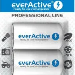 everActive Professional Line Επαναφορτιζόμενες Μπαταρίες D Ni-MH 10000mAh 1.2V 2τμχ