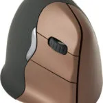Evoluent VerticalMouse 4 Small Ασύρματο Εργονομικό Ποντίκι Καφέ