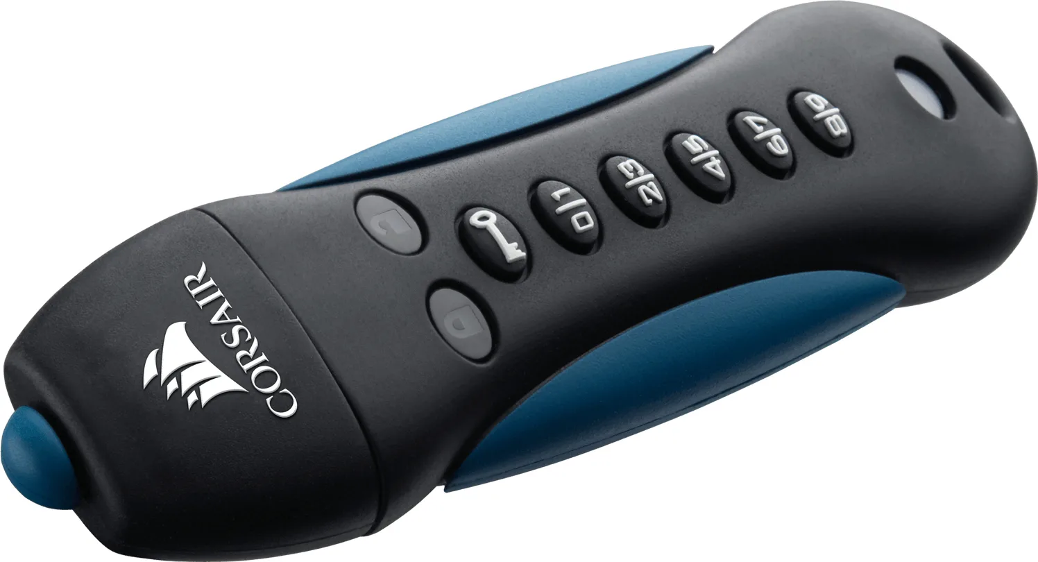 20210303165356_corsair_padlock_3_64gb_usb_3_0 Corsair Padlock 3 64GB USB 3.0 Stick Μαύρο - Image 1