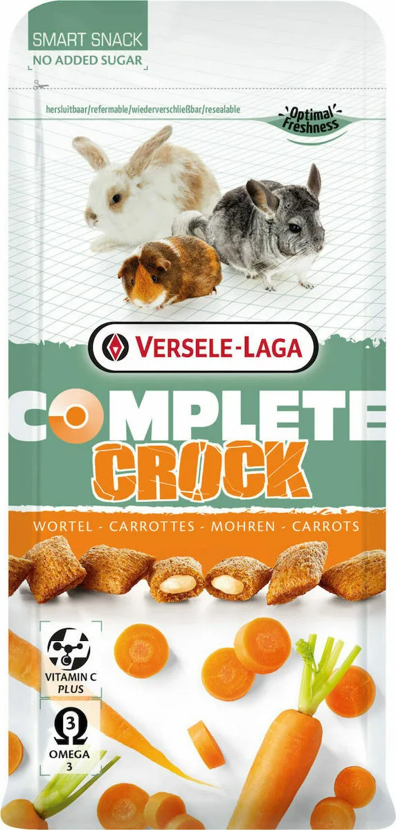 20210304094746_versele_laga_complete_crock_me_karota_50gr Versele Laga Λιχουδιά για Χάμστερ με Καρότο Complete Crock 50gr 11-170 - Image 1