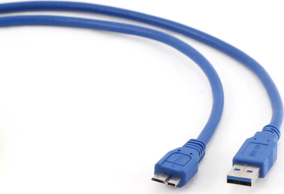 Cablexpert Regular USB 3.0 to micro USB Cable Μπλε 0.5m (CCP-mUSB3-AMBM-0.5M) - Image 1