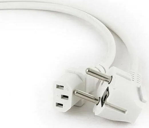 Cablexpert Schuko - IEC C13 Cable 1.8m Λευκό PC-186W-VDE - Image 1