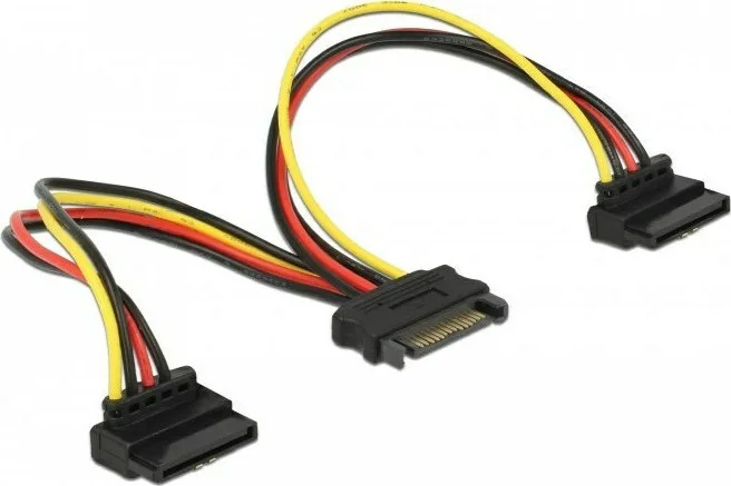 DeLock 15-Pin Sata - 15-Pin Sata Cable 0.15m Πολύχρωμο 60128 - Image 1