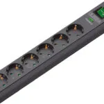 Brennenstuhl Eco-Line 6 Πολύπριζο Aσφαλείας 6 Θέσεων με USB-A, Διακόπτη και Καλώδιο 5m 1159710515