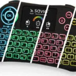 Savio KW-03 Ασύρματο Πληκτρολόγιο με Touchpad Αγγλικό US