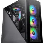 Thermaltake Divider 300 TG Gaming Midi Tower Κουτί Υπολογιστή με Πλαϊνό Παράθυρο Μαύρο