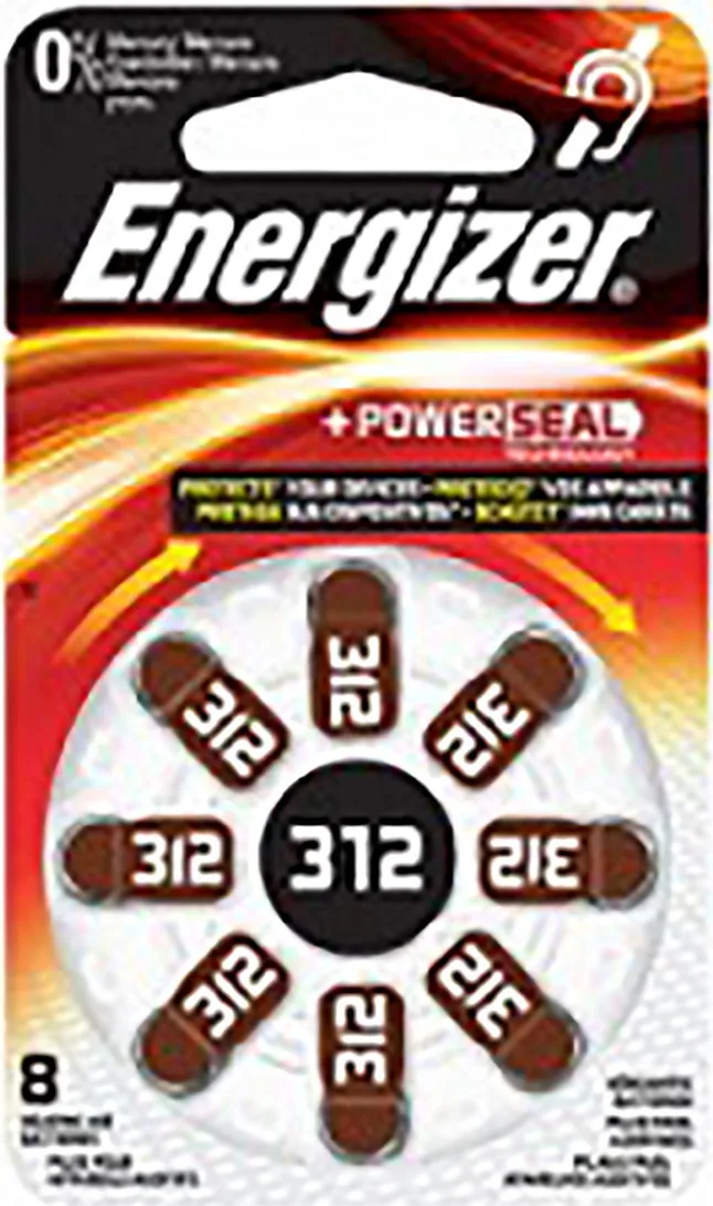 20210305143410_energizer_zinc_air_312_8tmch Energizer Μπαταρίες Ακουστικών Βαρηκοΐας 312 1.4V 8τμχ - Image 1