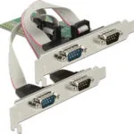 DeLock Κάρτα PCIe σε 4 θύρες RS232 DB9 Serial (89557)